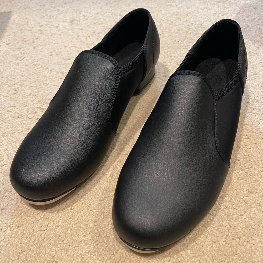 COPY - Linodes Unisex PU Leather Slip On Tap Women Men's Dance Shoes